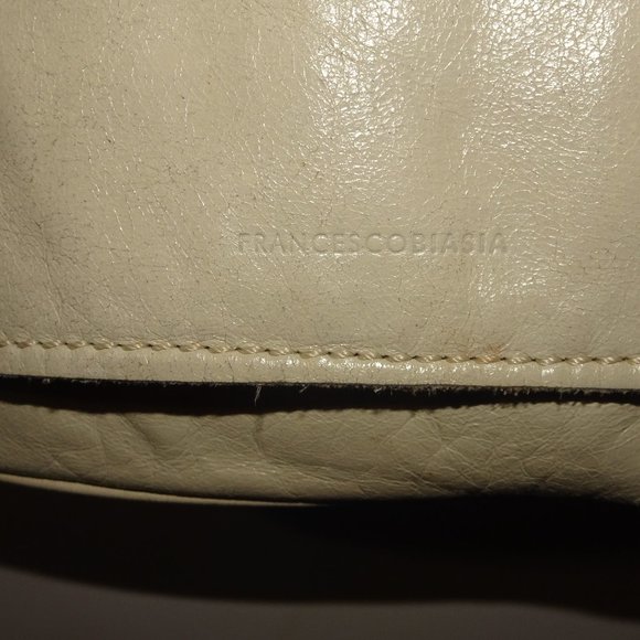 Francesco Biasia Ivory Leather  handbag - Picture 3 of 9